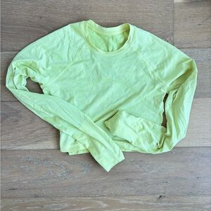 Lululemon Swiftly Cropped Long Sleeve